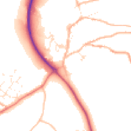 Daytime road noise heatmap for EX20 3JA