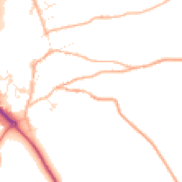 Daytime road noise heatmap for EX20 3JE