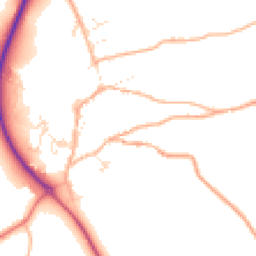 Daytime road noise heatmap for EX20 3JG