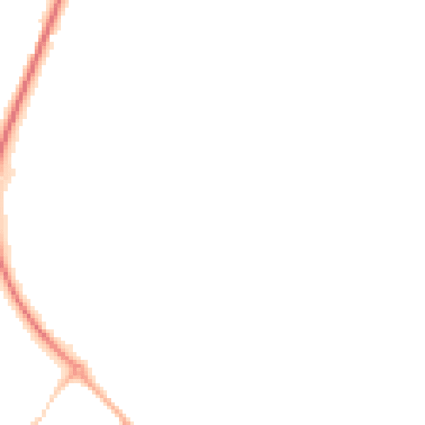 Night-time road noise heatmap for EX20 3JS