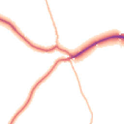 Daytime road noise heatmap for EX20 3RG
