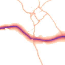 Daytime road noise heatmap for EX20 3SB
