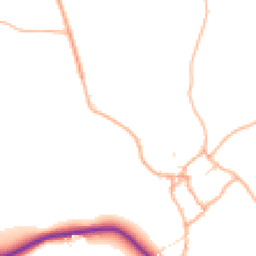 Daytime road noise heatmap for EX20 3SH