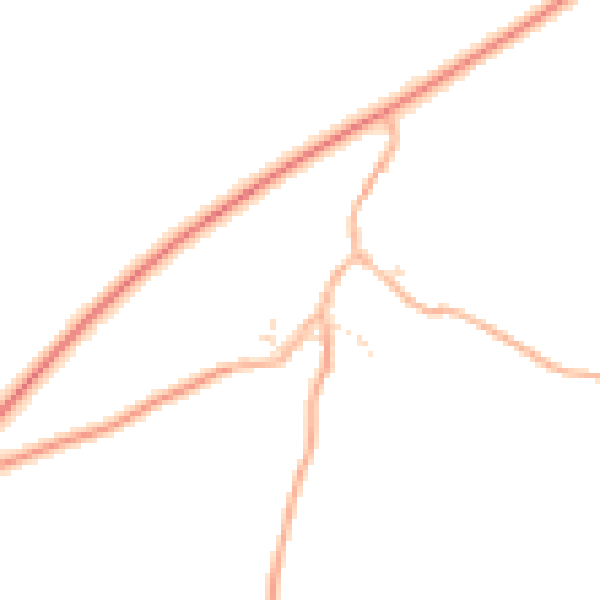 Daytime road noise heatmap for EX20 4EG