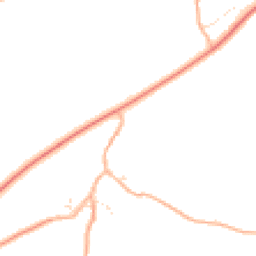Daytime road noise heatmap for EX20 4EP