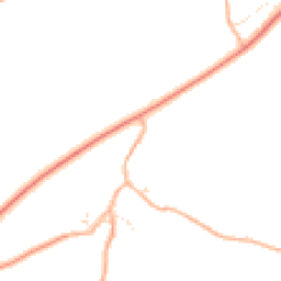 Daytime road noise heatmap for EX20 4EW
