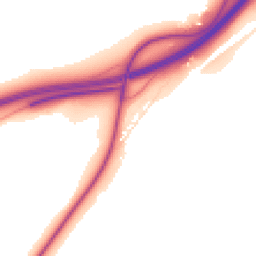 Daytime road noise heatmap for EX20 4HR
