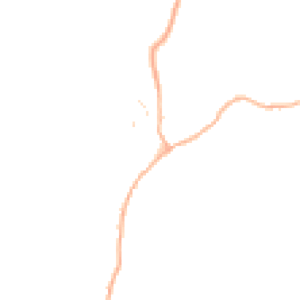Daytime road noise heatmap for EX20 4JN