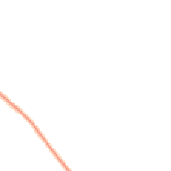 Night-time road noise heatmap for EX20 4LF
