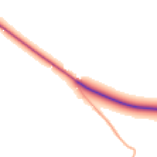 Daytime road noise heatmap for EX20 4NH