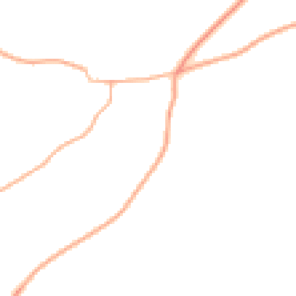 Daytime road noise heatmap for EX20 4PD