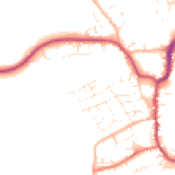 Daytime road noise heatmap for EX22 6AH