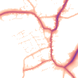 Daytime road noise heatmap for EX22 6AJ