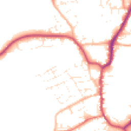 Daytime road noise heatmap for EX22 6AQ