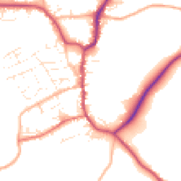 Daytime road noise heatmap for EX22 6AT