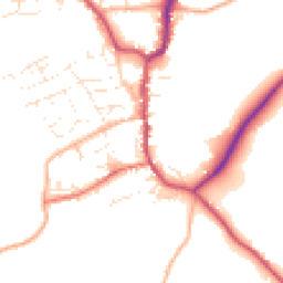 Daytime road noise heatmap for EX22 6AY