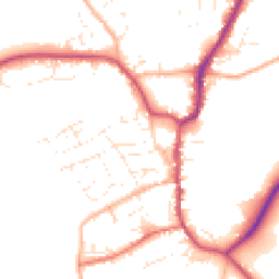 Daytime road noise heatmap for EX22 6BG