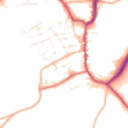 Daytime road noise heatmap for EX22 6BJ