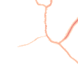Night-time road noise heatmap for EX22 6BL