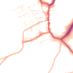 Daytime road noise heatmap for EX22 6BN