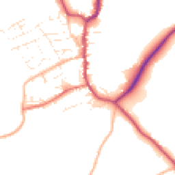 Daytime road noise heatmap for EX22 6BP