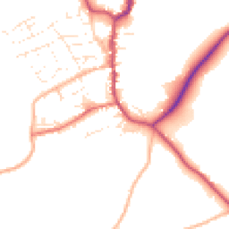 Daytime road noise heatmap for EX22 6BR