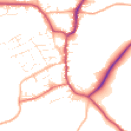 Daytime road noise heatmap for EX22 6BU
