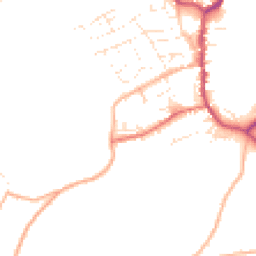 Daytime road noise heatmap for EX22 6DD