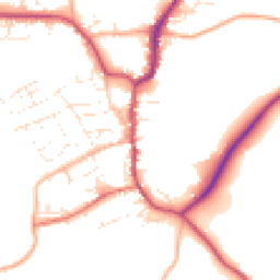 Daytime road noise heatmap for EX22 6DY