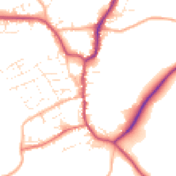 Daytime road noise heatmap for EX22 6EA