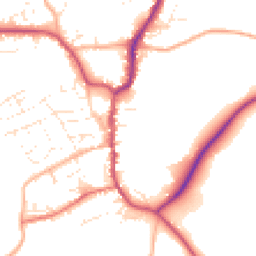 Daytime road noise heatmap for EX22 6EF
