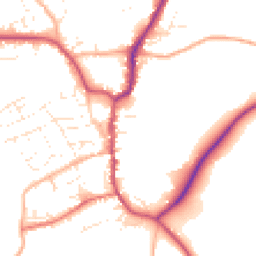 Daytime road noise heatmap for EX22 6EN