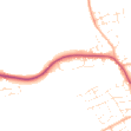 Daytime road noise heatmap for EX22 6FQ
