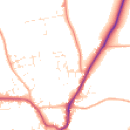 Daytime road noise heatmap for EX22 6HS