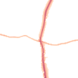 Daytime road noise heatmap for EX22 6QQ