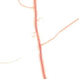 Daytime road noise heatmap for EX22 6TY