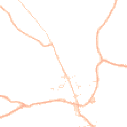 Daytime road noise heatmap for EX22 7FR