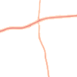 Night-time road noise heatmap for EX22 7HD