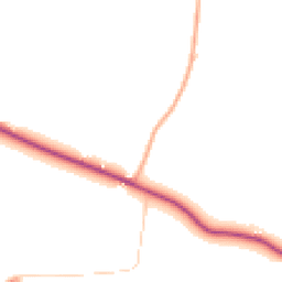 Daytime road noise heatmap for EX22 7JA