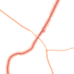 Daytime road noise heatmap for EX22 7NA