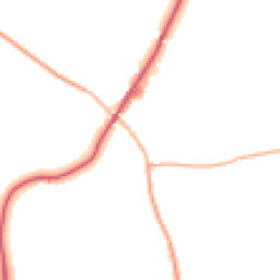 Daytime road noise heatmap for EX22 7NB