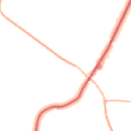 Daytime road noise heatmap for EX22 7NE