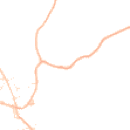 Daytime road noise heatmap for EX22 7SQ
