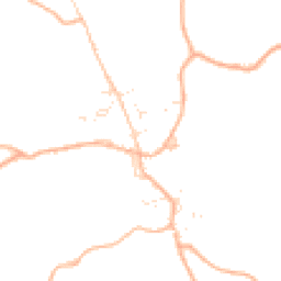 Daytime road noise heatmap for EX22 7SU