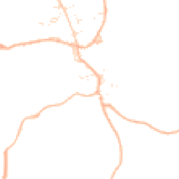 Daytime road noise heatmap for EX22 7UE