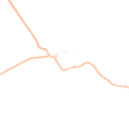Daytime road noise heatmap for EX22 7YN