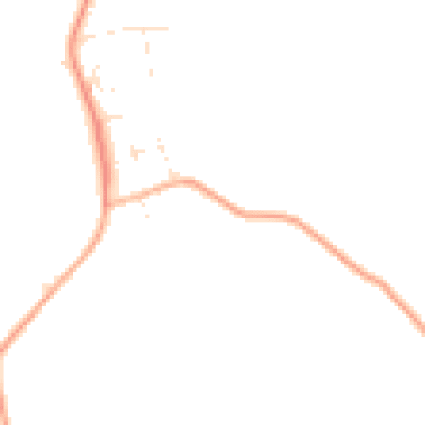 Daytime road noise heatmap for EX23 0AB