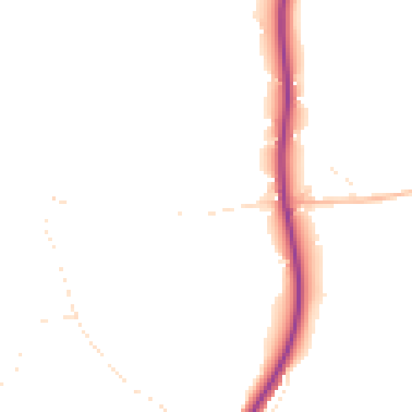 Daytime road noise heatmap for EX23 0AU