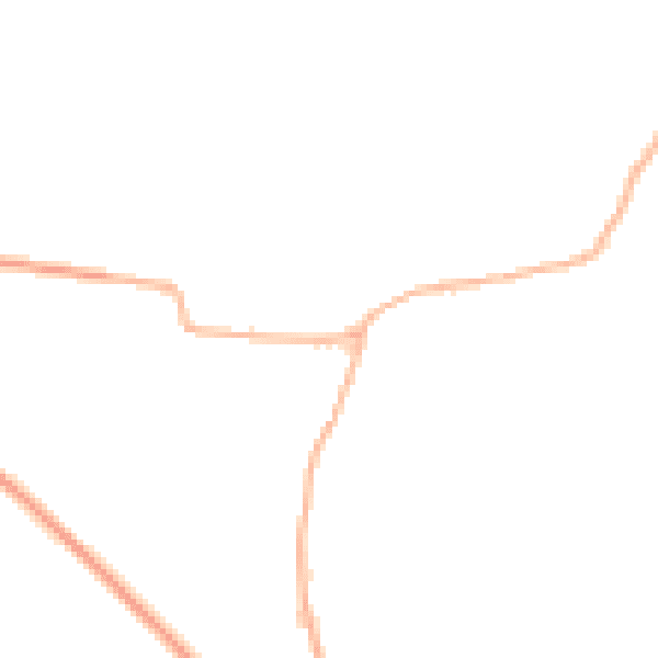 Daytime road noise heatmap for EX23 0BN