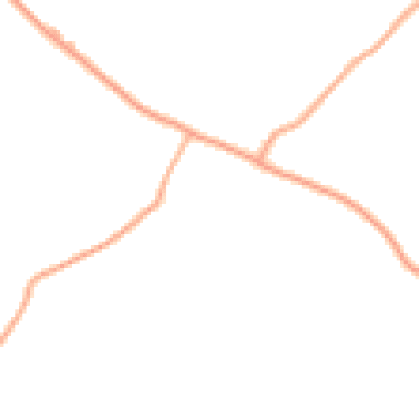Daytime road noise heatmap for EX23 0BZ